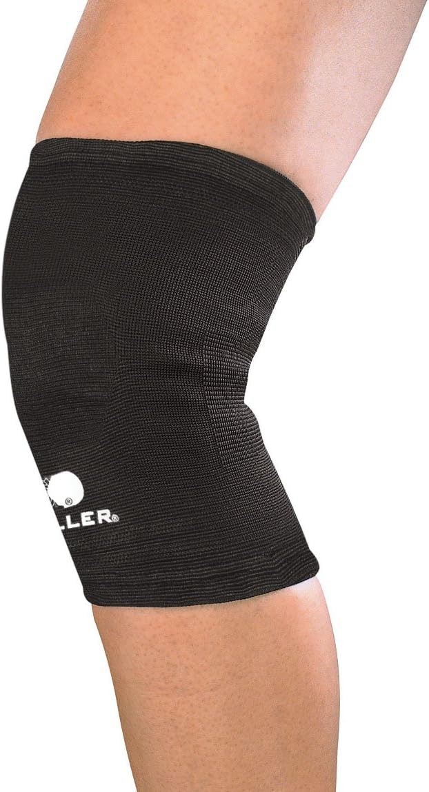 MLR Sport Care Elastic Knee Support Fits Left Or Right Black Small(14″-16″)