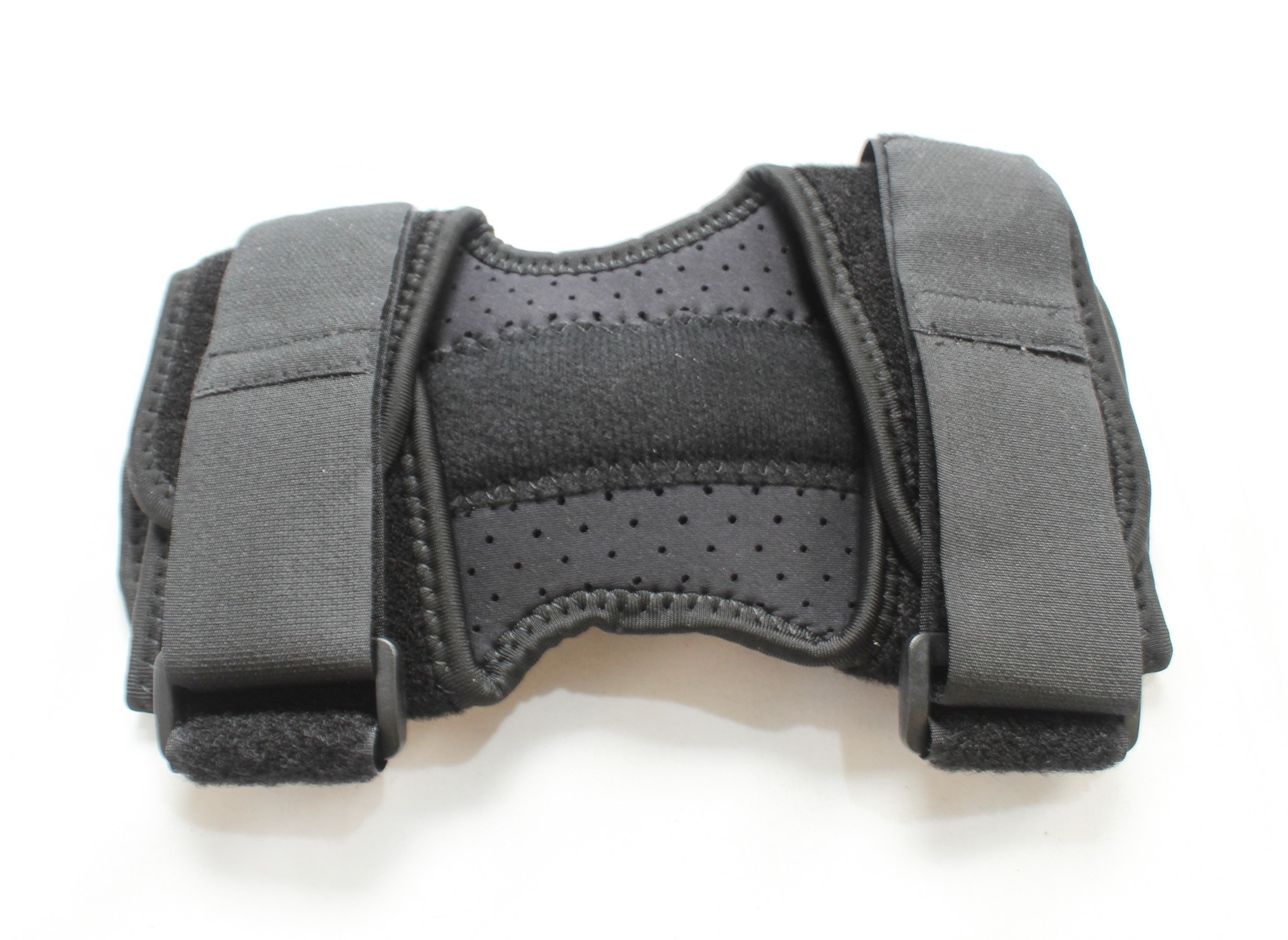 Copper Compression Adjustable Strap Plantar Support Brace CM5 Black One Size