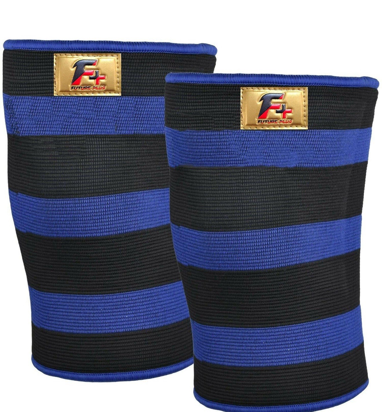 Future Plus Compression Sleeve Knee Support XL-XXL Blue and Black