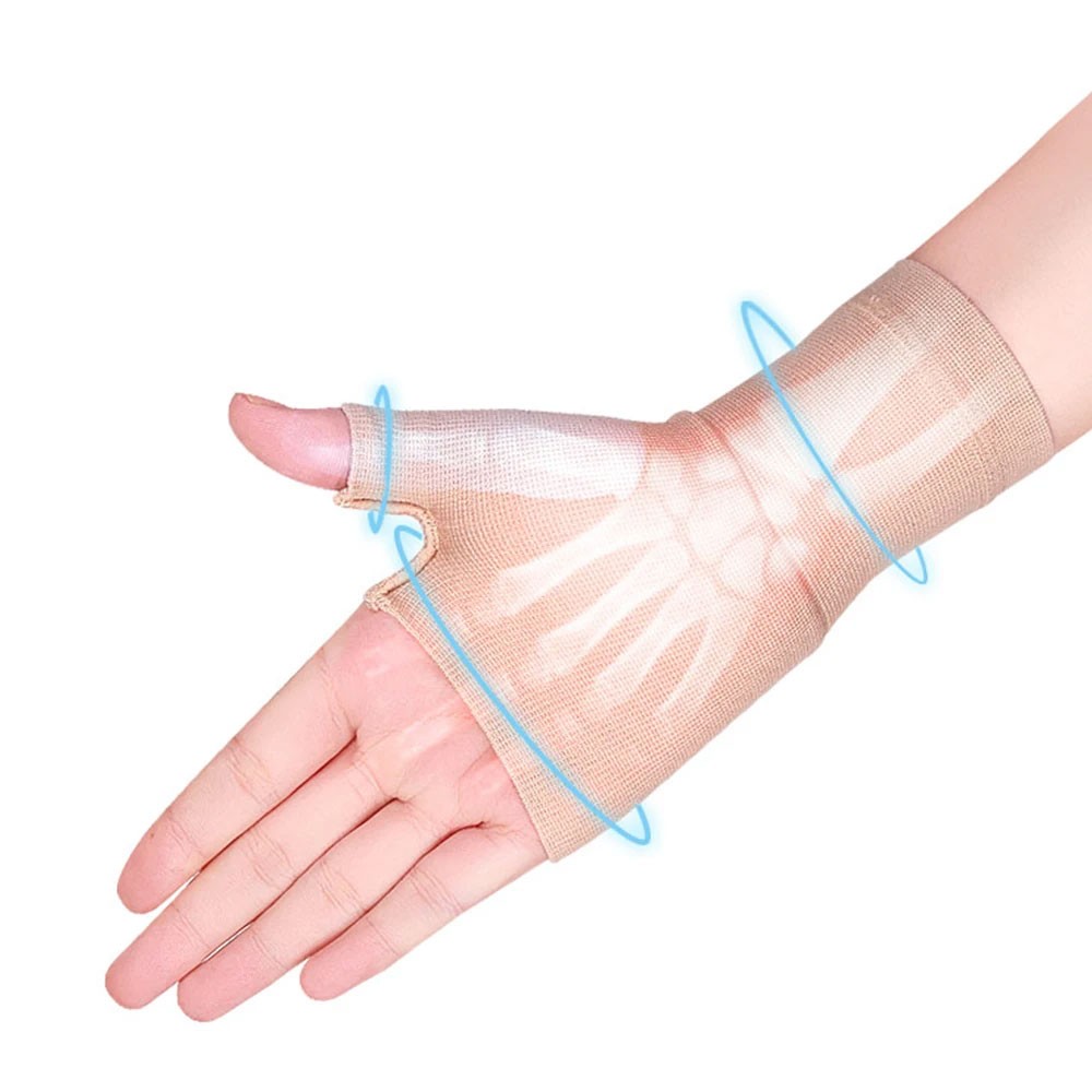 2X Carpal Tunnel Support Wrist Brace Strap Sleeve Tenosynovitis Arthritis Gloves