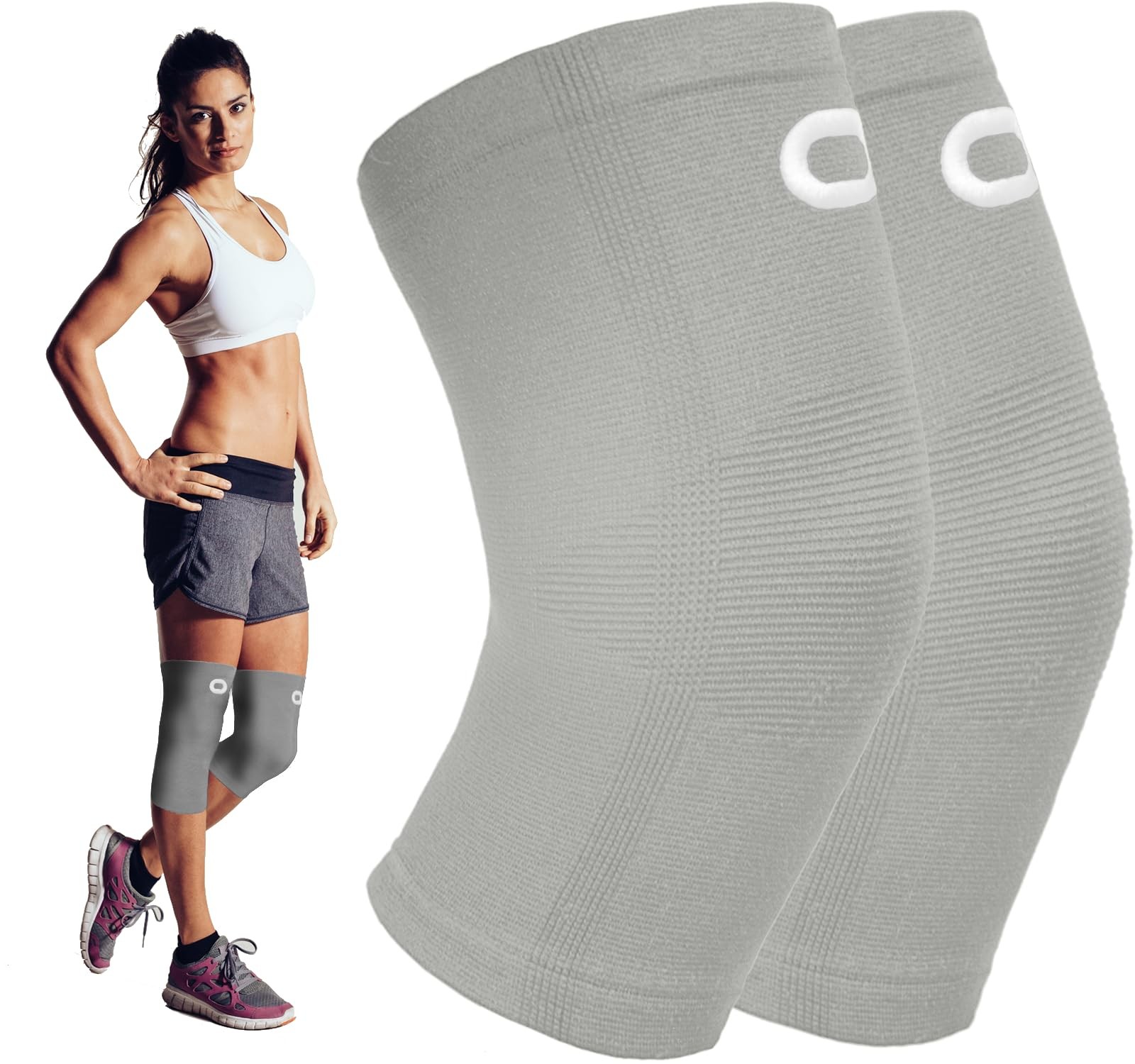 Knee Brace for Women & Men (Pair) – Knee Sleeves for Running, Workout, Weight…