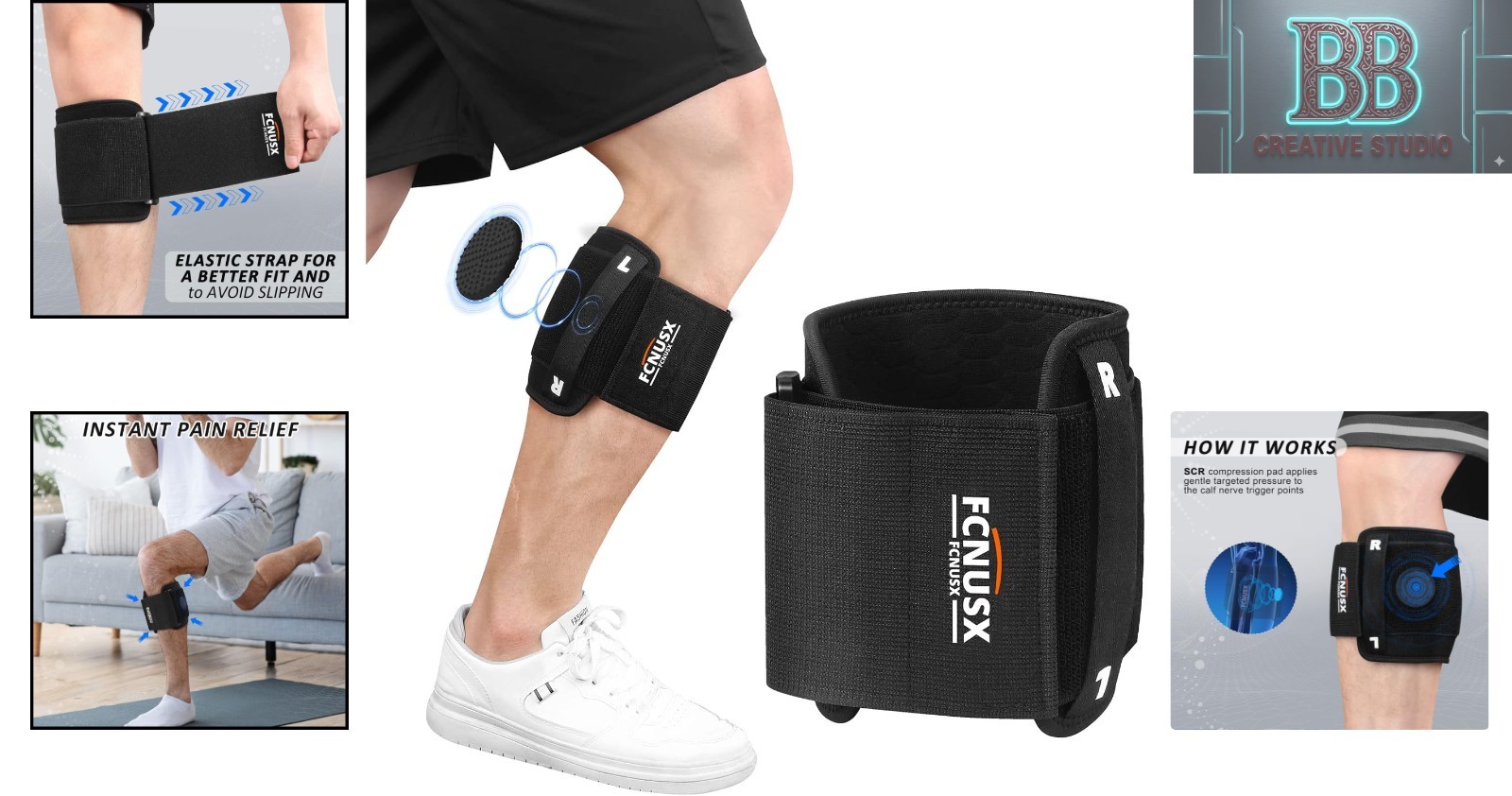 Effective Sciatica Knee Brace for Quick Relief – Breathable & Washable Design