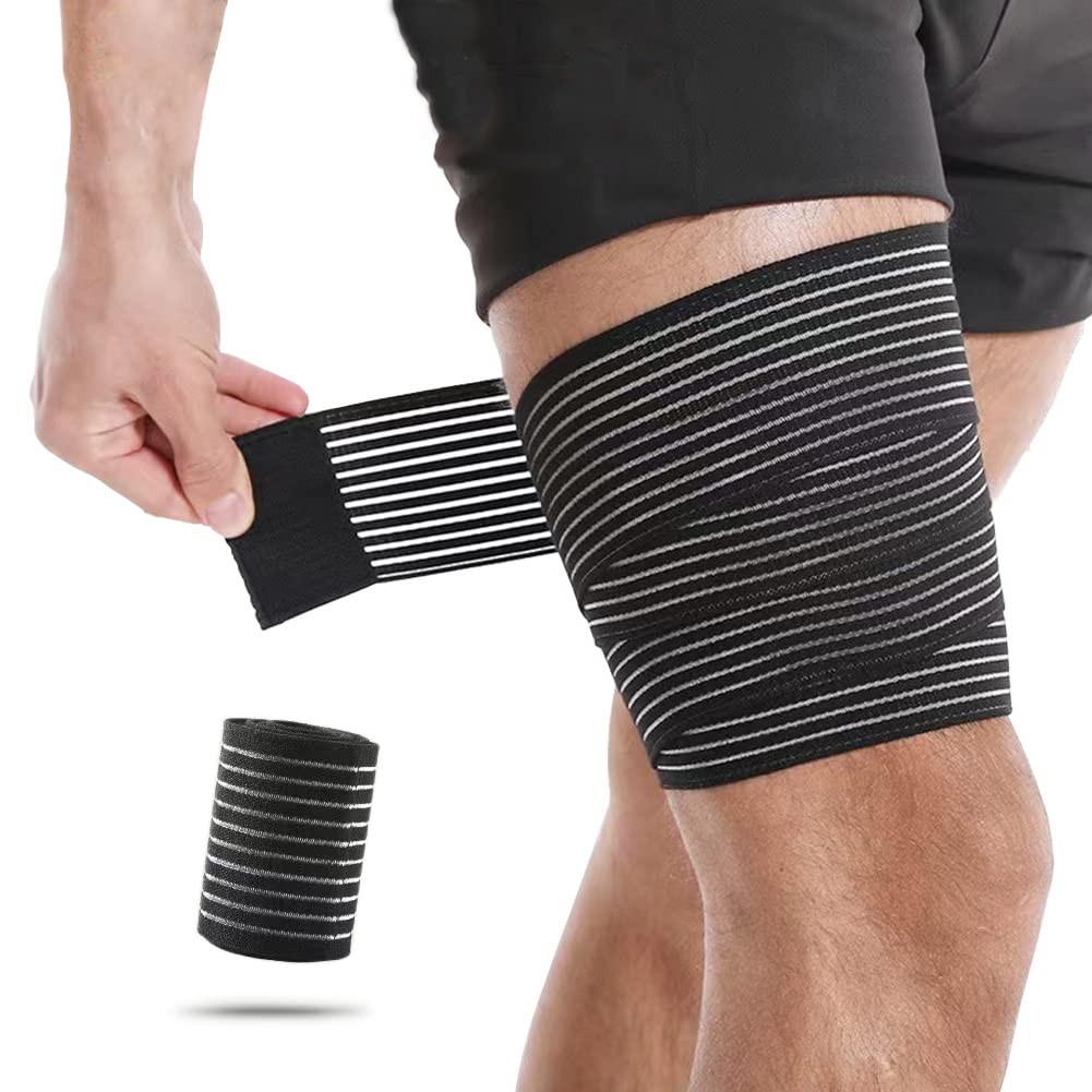 Thigh Compression Garment Bandage Brace Wrap Suitable for Men and Women, Knee…