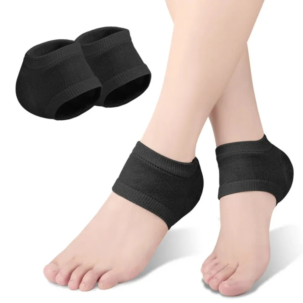 Silicone Heel Protective Cover Anti-Crack Polyester Shoe Pads Moisturizing Fasci