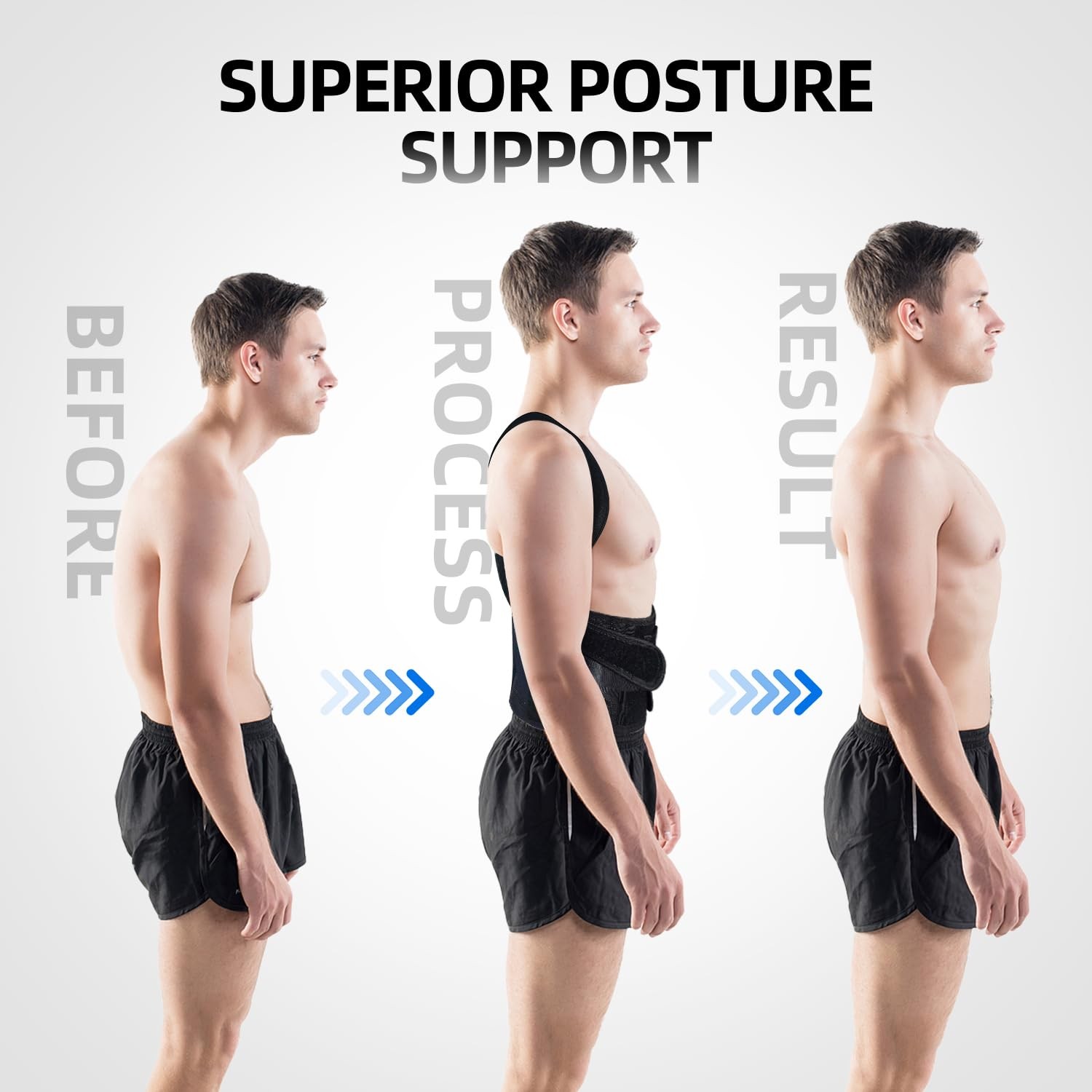 Upgraded Posture Corrector for Women & Men, Back Brace for Upper/Lower Back P…