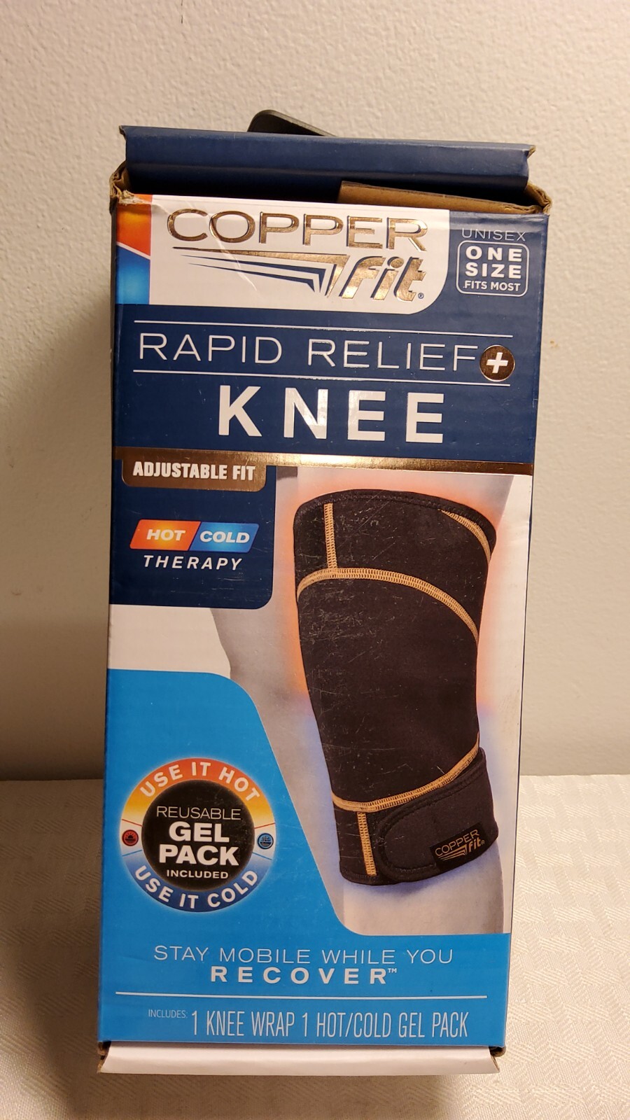 Copper Fit Knee pad , Hot And Cold Rapid Releif Theropy New In Packaging