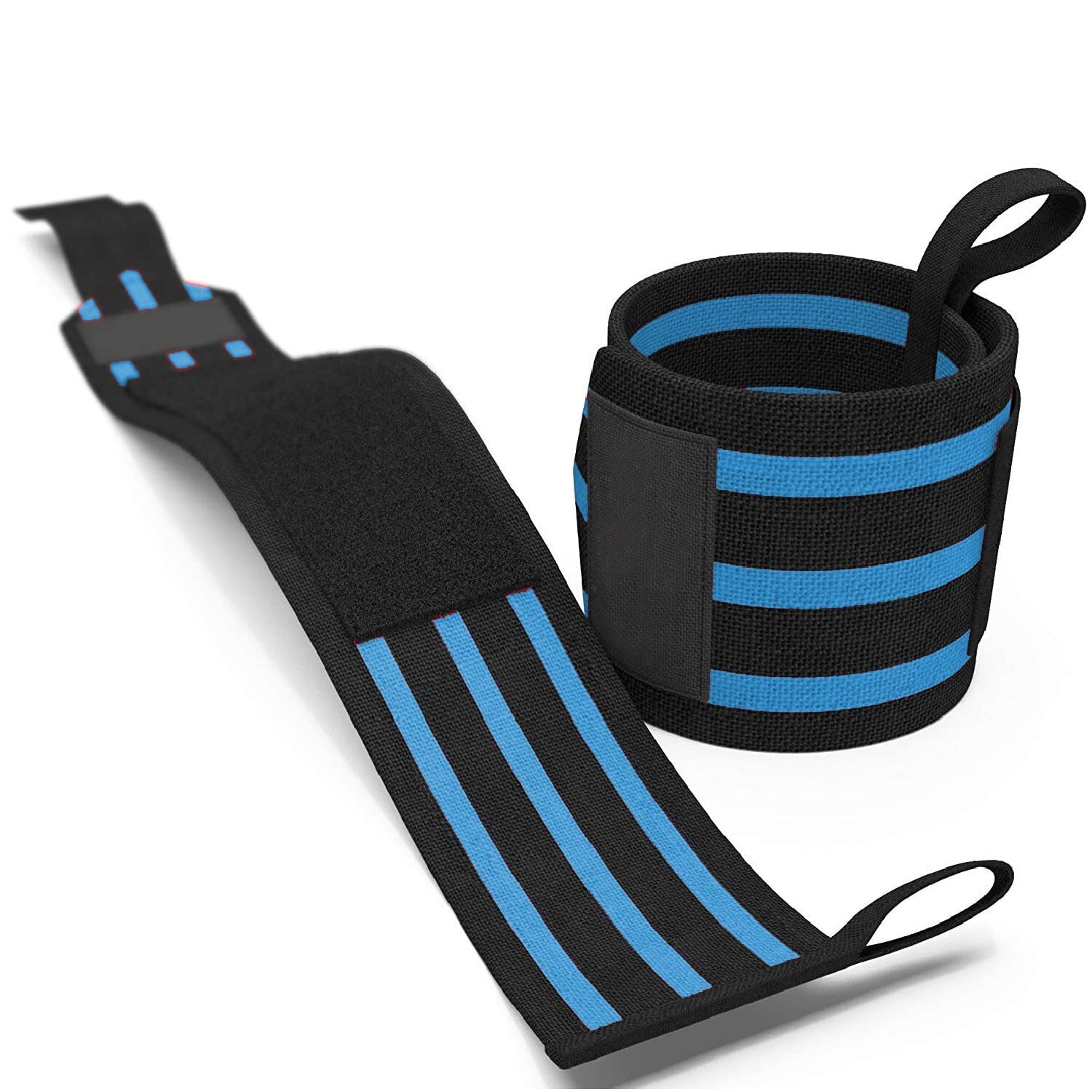 Wrist Support Braces for Weight Lifting with Thumb Loops ( Pack of 2 )