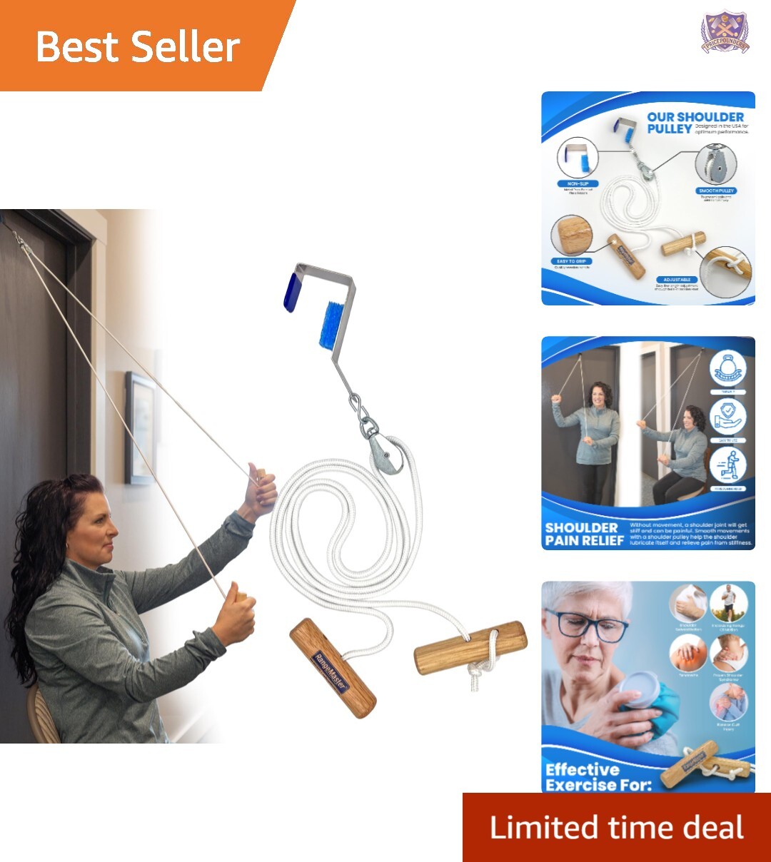 Portable Econo Ranger Shoulder Pulley – Aid Post-Surgery, Increase Mobility