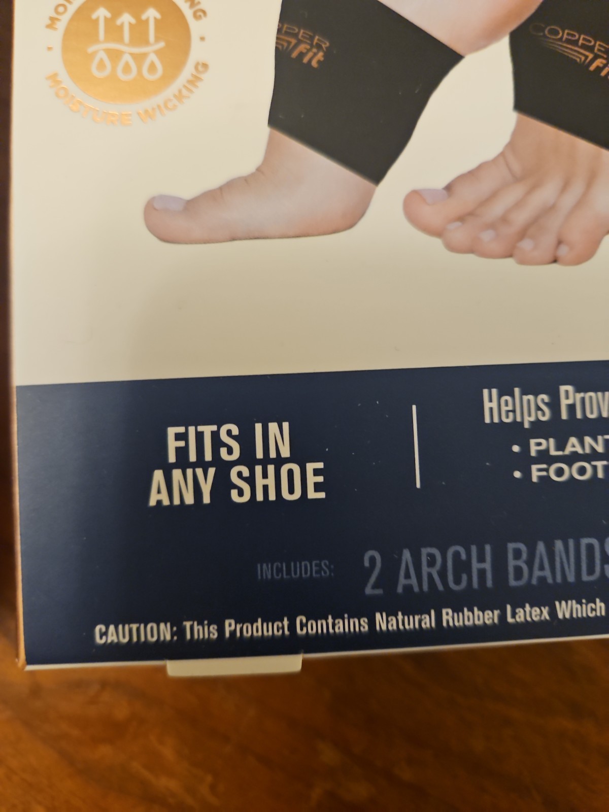 2x COPPER FIT ARCH RELIEF ORTHOTIC SUPPORT Fits Any Shoe ONE SIZE NIB