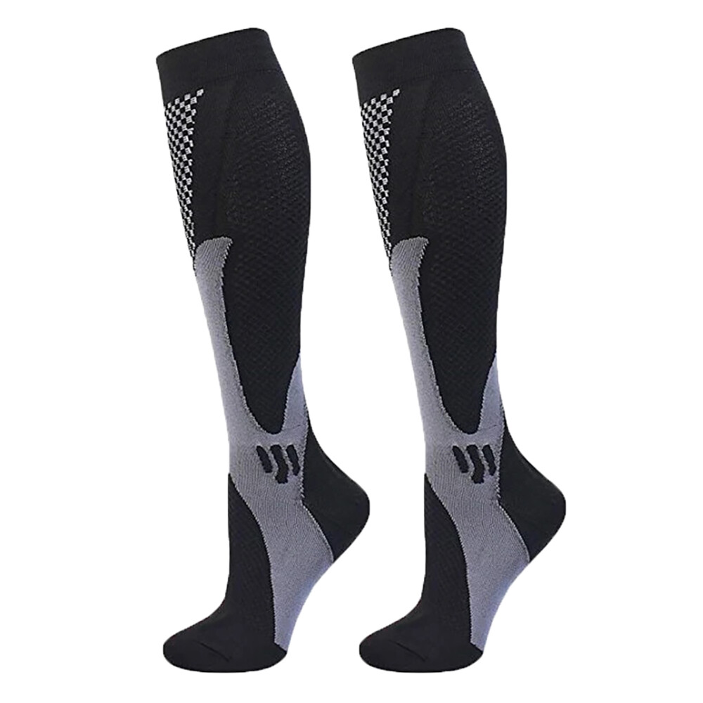 Compression Socks Knee High Pain Relief Calf Leg Foot Support Stocking Men Women
