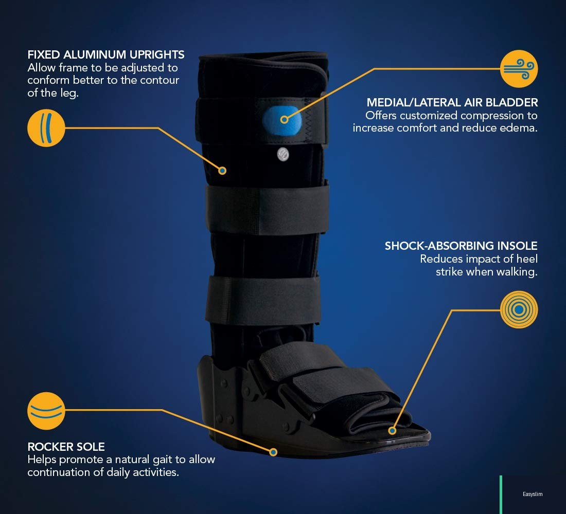 Air Walking Boot Large Standard Adjustable Ankle Support Compression