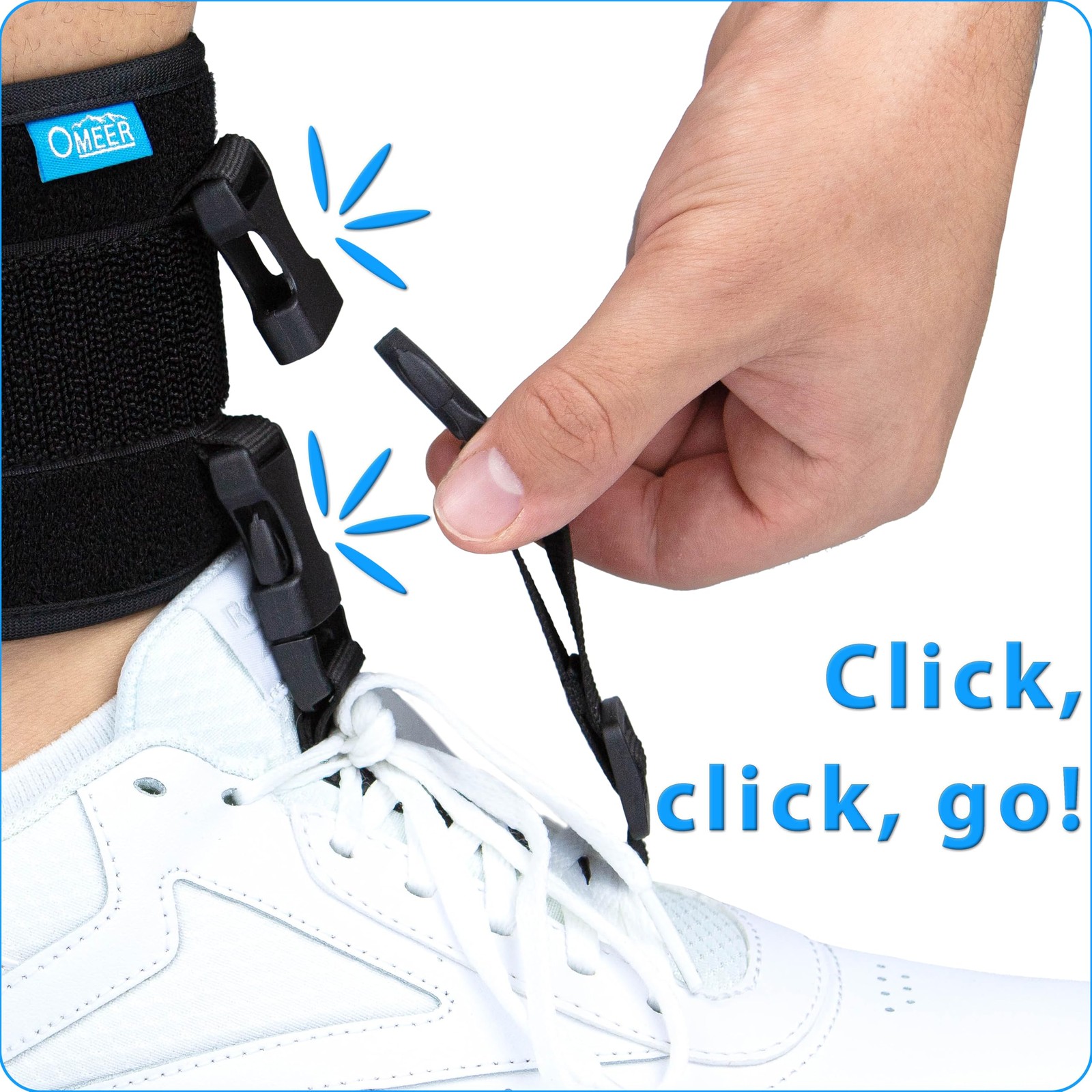 AFO Foot Drop Brace Adjustable Support Walking Shoes Left Right Leg Unisex