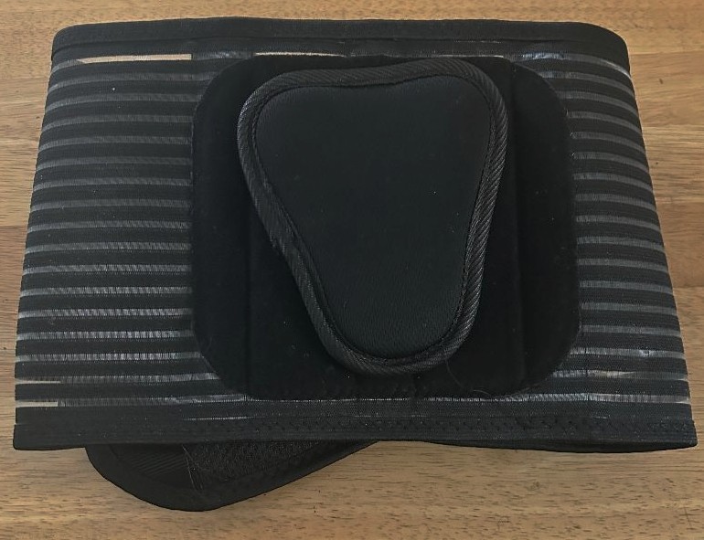 Sparthos Black Back Brace Size Large