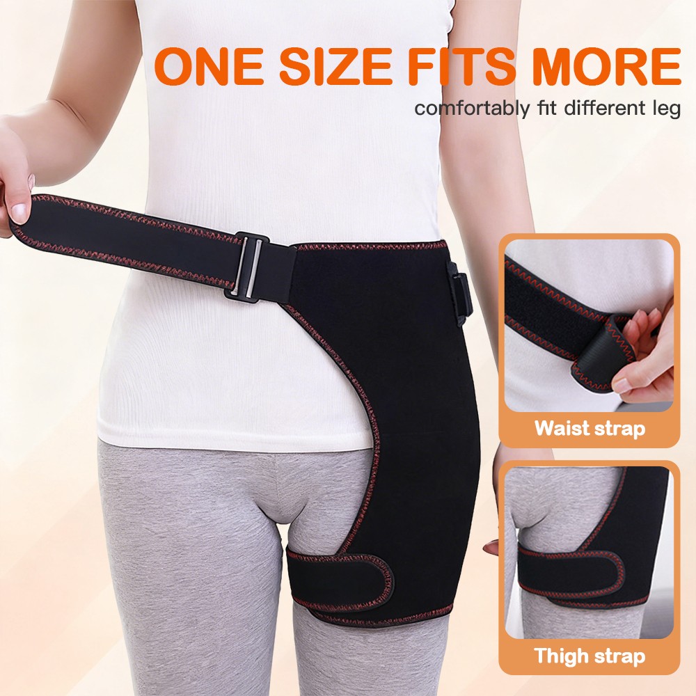 Red Light Therapy Waist Hip Support Brace Heating Pad for Pain Relief