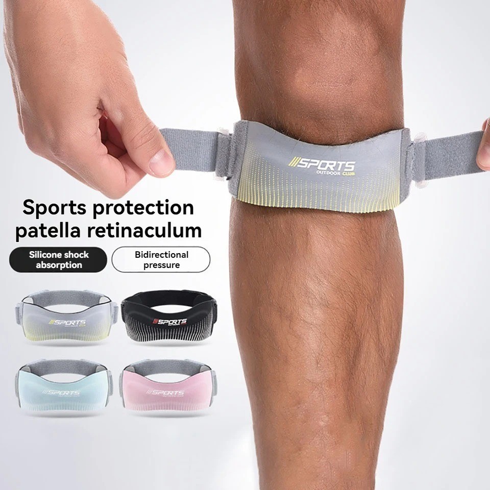 Stryde Precision Strap Knee Brace Silicone Pad Adjustable Breathable Sport