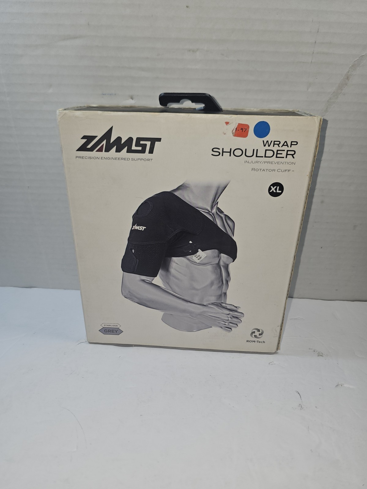 Zamst Shoulder Wrap Sports Shoulder Brace With Dynamic Stabilization XL Black