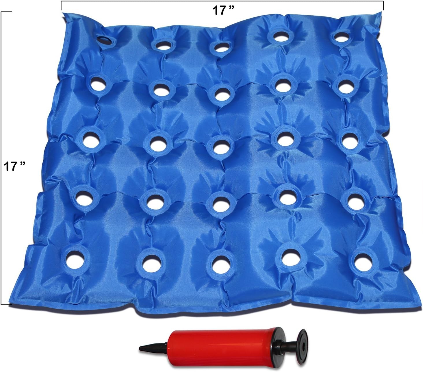 Inflatable Seat Cushion – Travel for One Size Fits All, Blue
