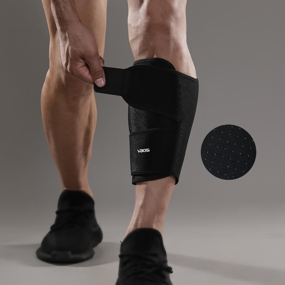 VBOSi Neoprene Calf Compression Sleeve Support Running Basketball Weightlifting