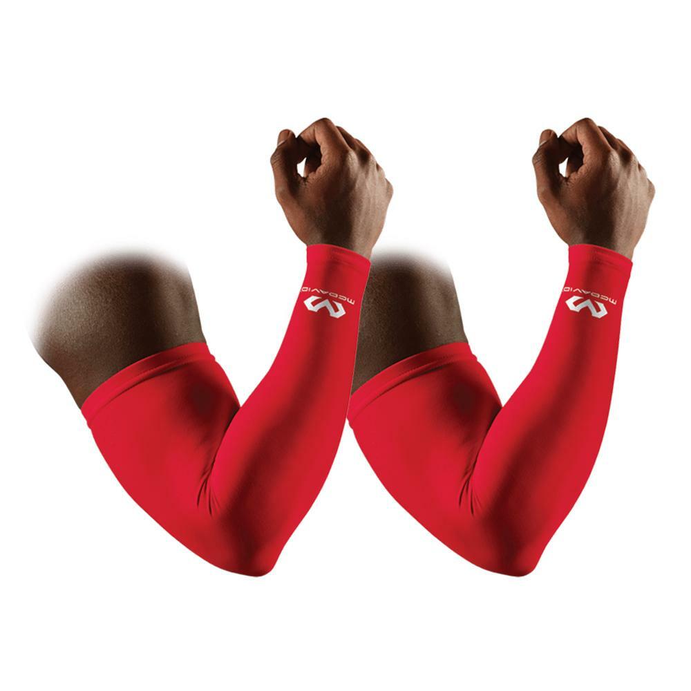 McDavid Compression Arm Sleeve 6566 Red S/M Pair