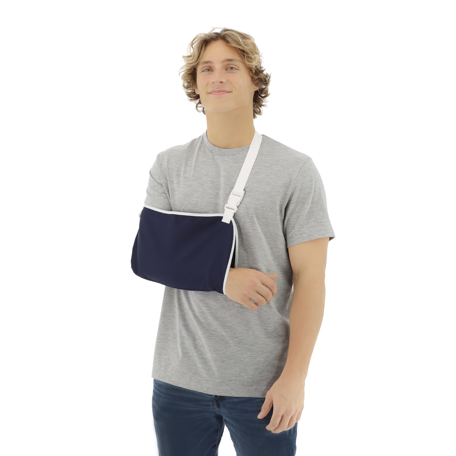 Core Products Deep Pocket Envelope Arm Sling Blue Adjustable Durable Washable
