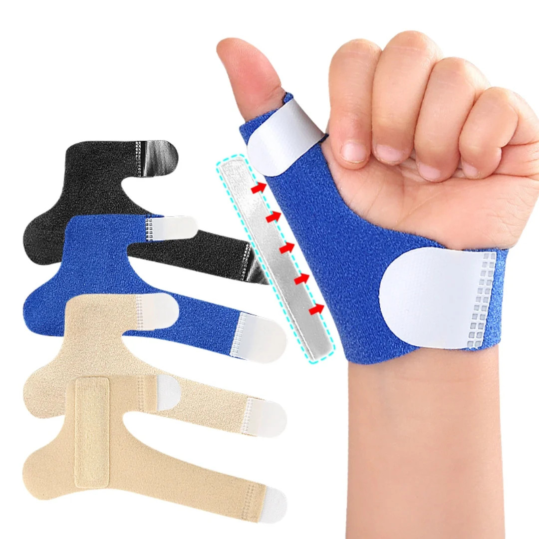 Thumb Support Brace Adjustable Fixation Strap Compression Sleeve