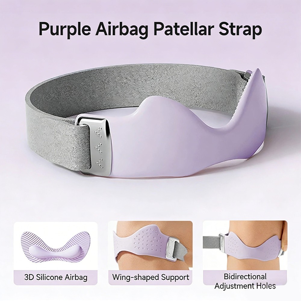 Precision Strap Knee Brace Silicone Pad Adjustable Breathable Sport