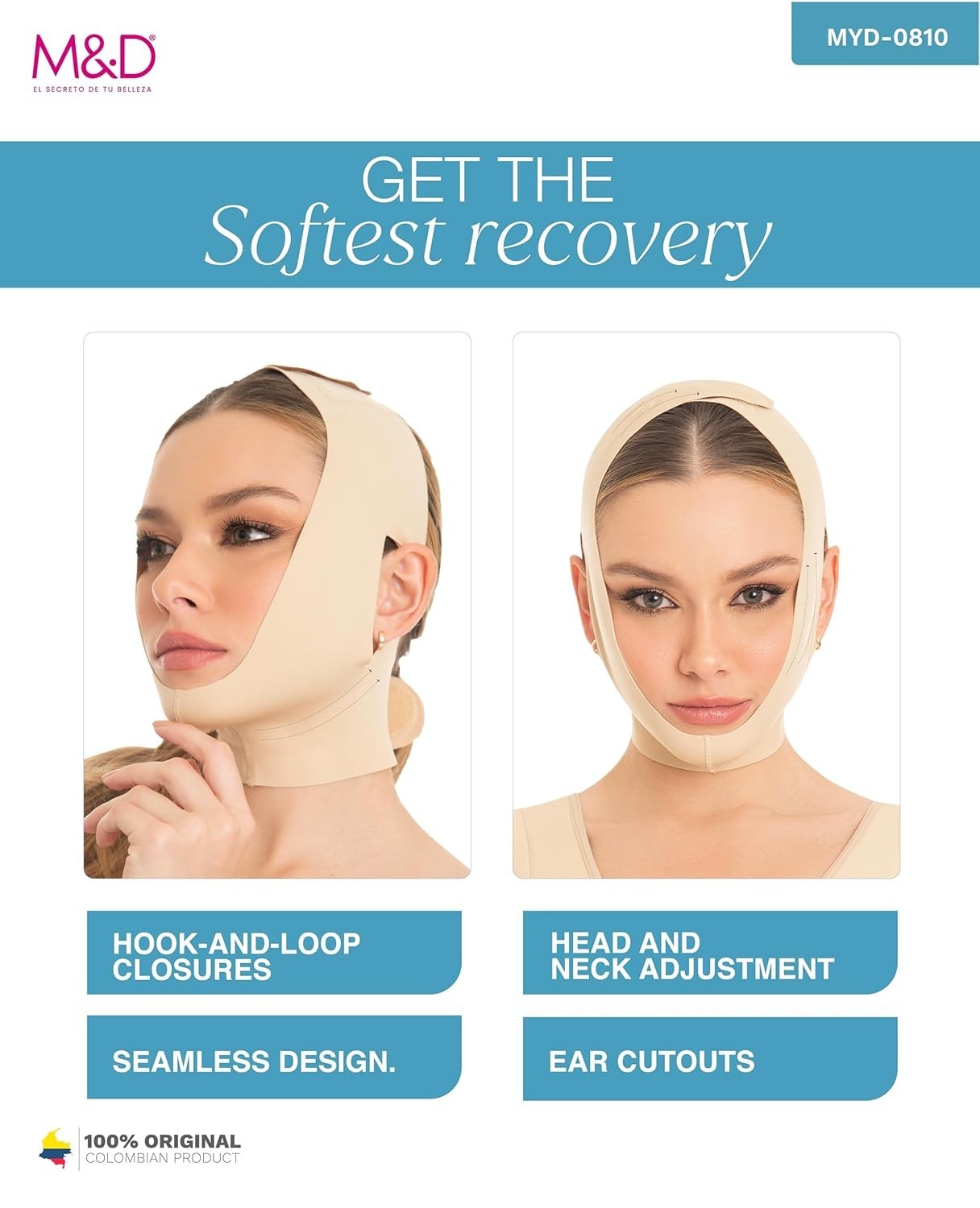Comfortable Compression Garment for Face Surgery
