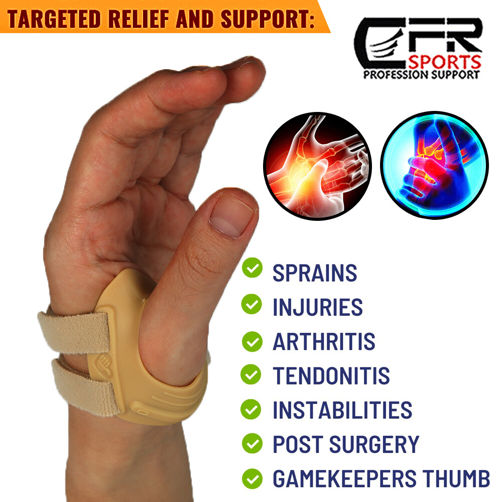 CFR Thumb Support Brace CMC Joint Immobilizer Orthosis Spica Splint Left/Right