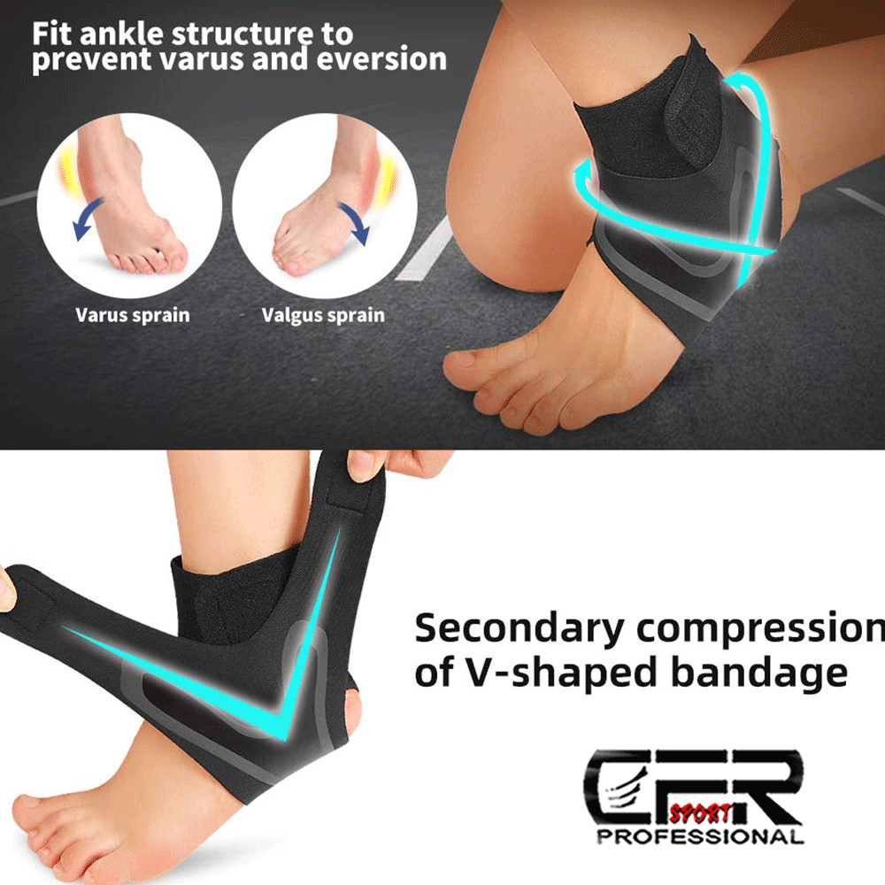 Compression Ankle Arch Support Brace Planter Fasciitis Pain Relief Foot Wrap CFR