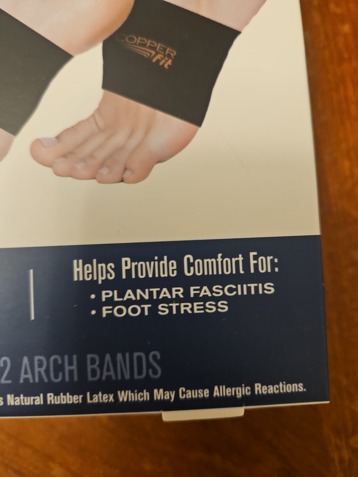 2x COPPER FIT ARCH RELIEF ORTHOTIC SUPPORT Fits Any Shoe ONE SIZE NIB