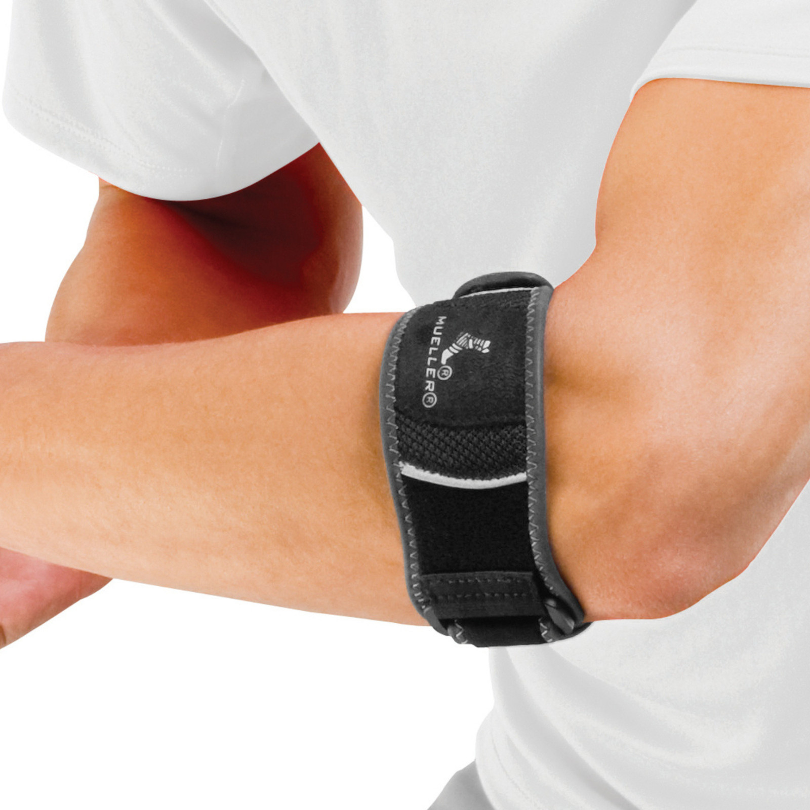 Mueller Hg80 Premium Tennis Elbow Support: SM-MD (Black)