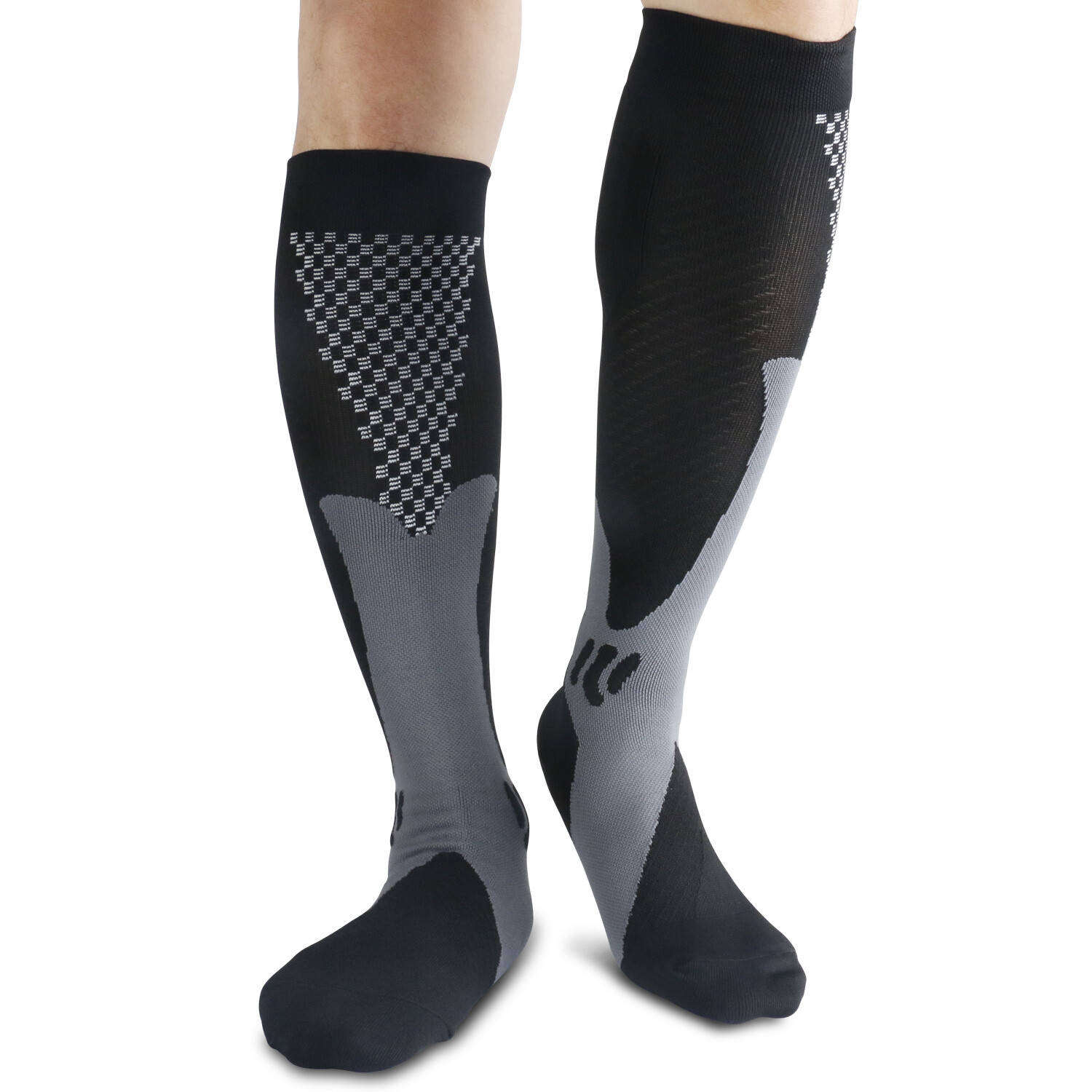 3 Pair Men Women Compression Socks Varicose Veins Leg Relief Pain Anti Fatigue
