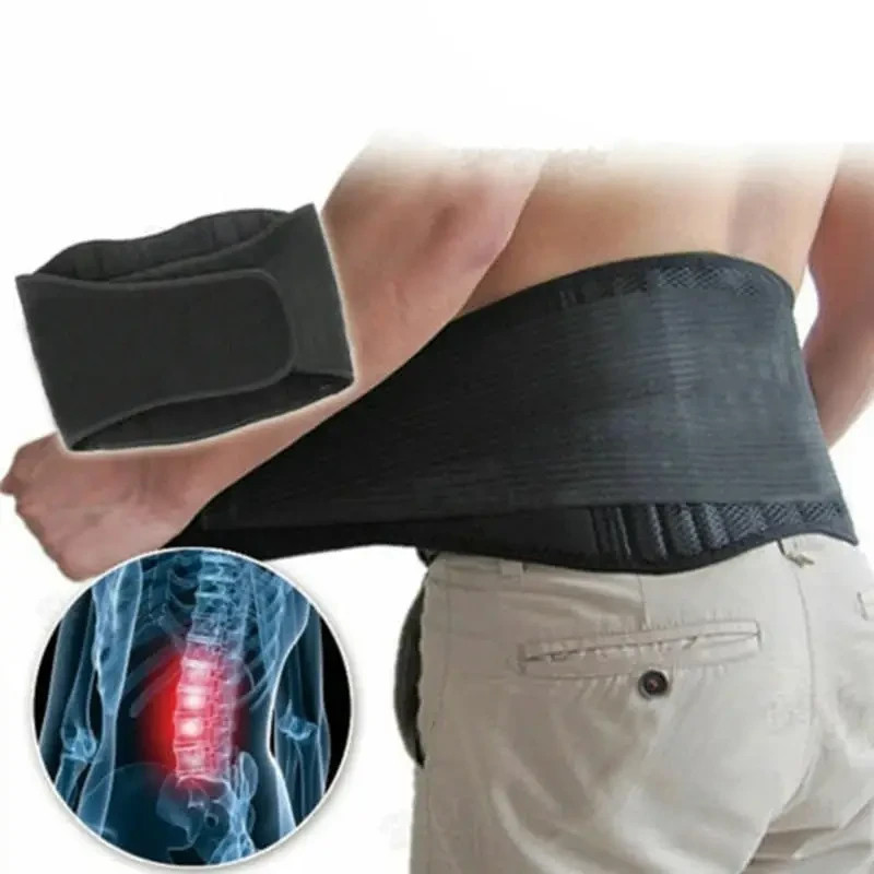 Adjustable Lumbar Support Lower Waist Back Belt Brace Pain Relief For Men Women