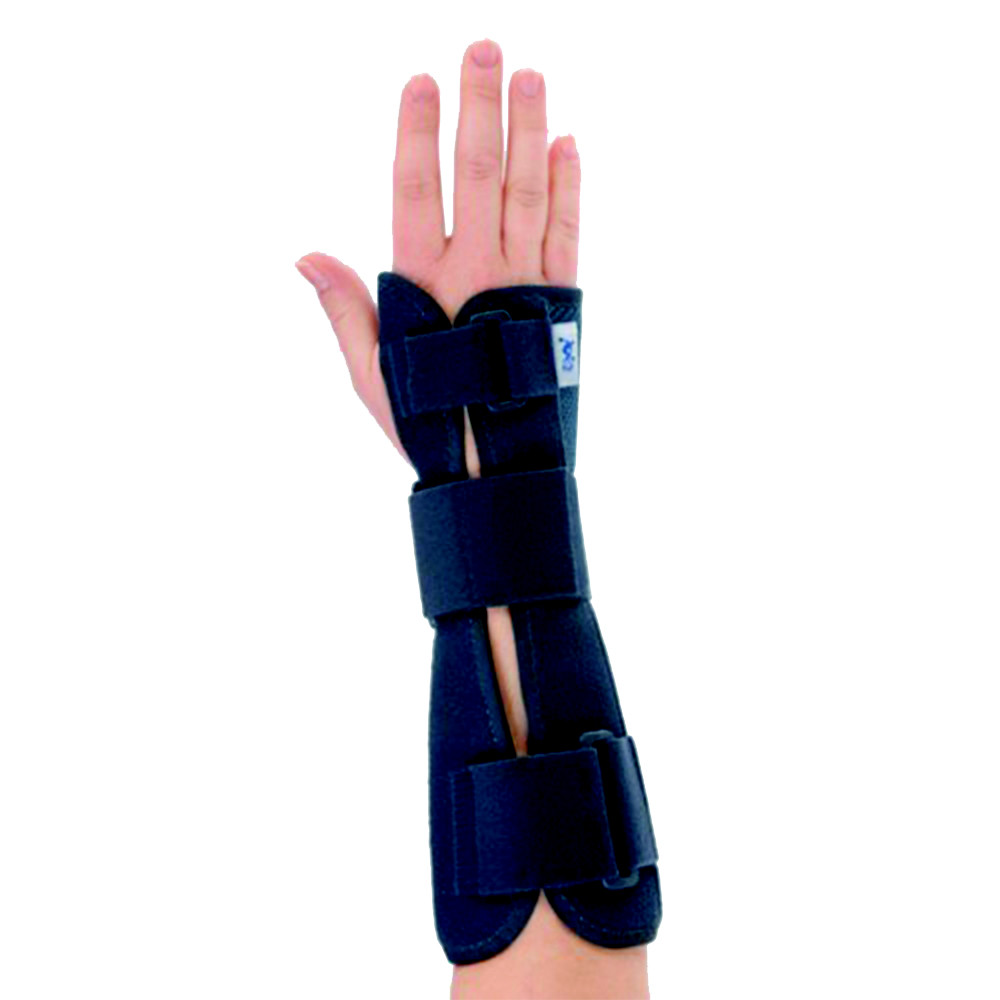 FGP Wrist Brace Long Fence Wristband DTX-06 Manumed Long Left Black