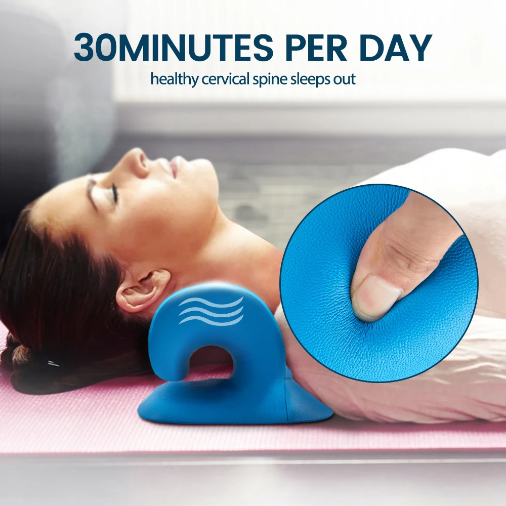 Neck Cloud Cervical Neck Stretcher Pillow Traction Device Pain Relief Massage