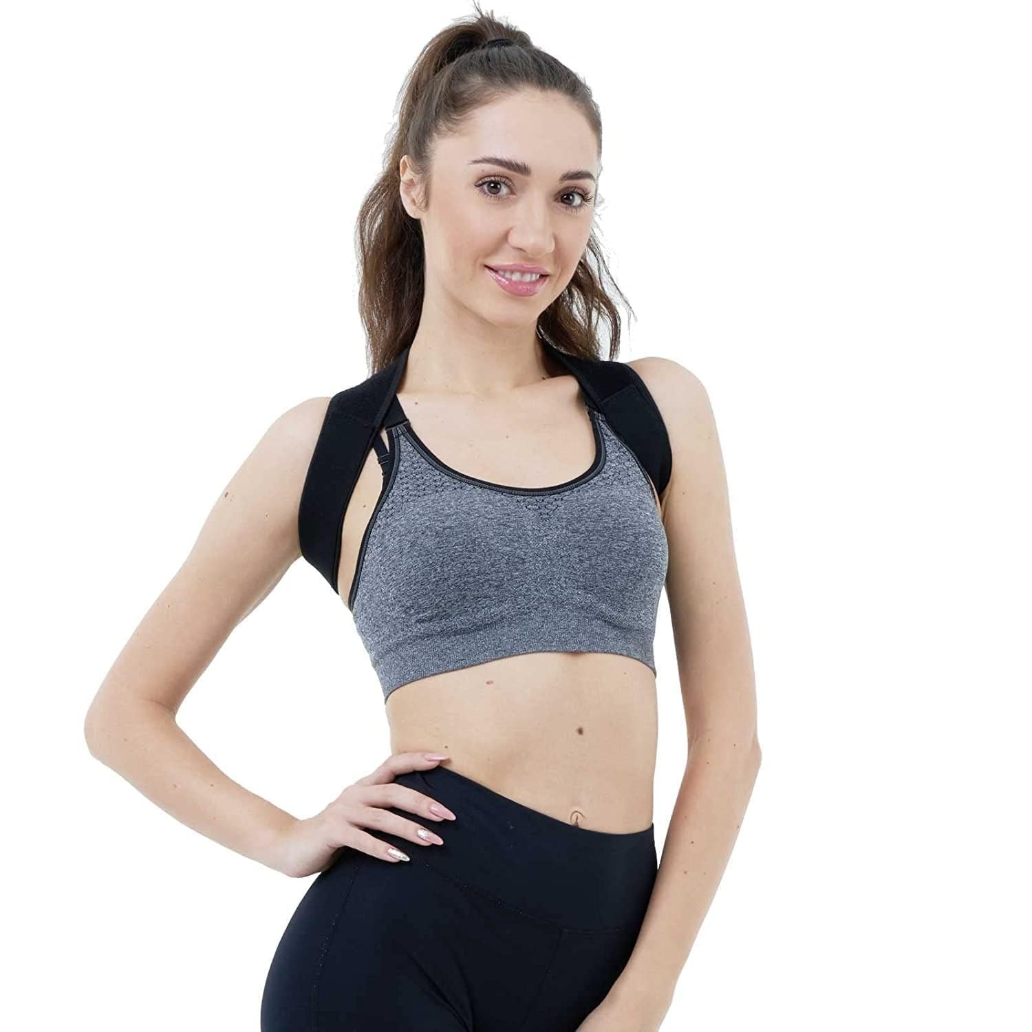Longmann Posture Corrector for Women & Men, Adjustable Back Posture…