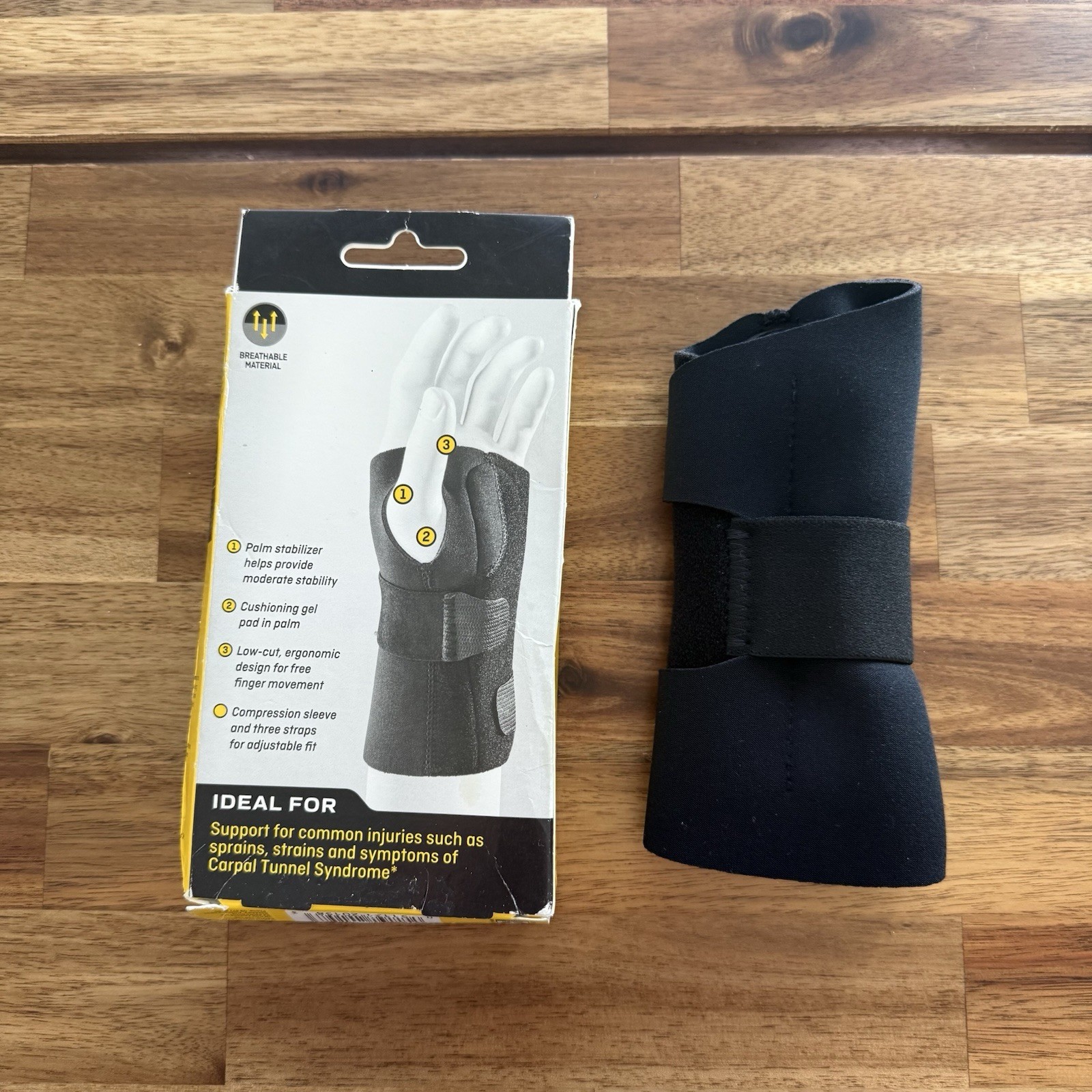 3M Futuro Compression Stabilizing Wrist Brace Left Hand Moderate Large XL NEW