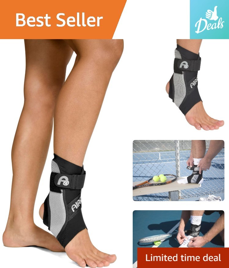 A60 Ankle Support Brace for Left Foot – Large, Breathable & Water-Resistant