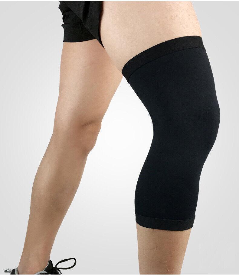 Cool Men Non-Slip Knee Brace Support Women Thin Breathable Compression Sleeves
