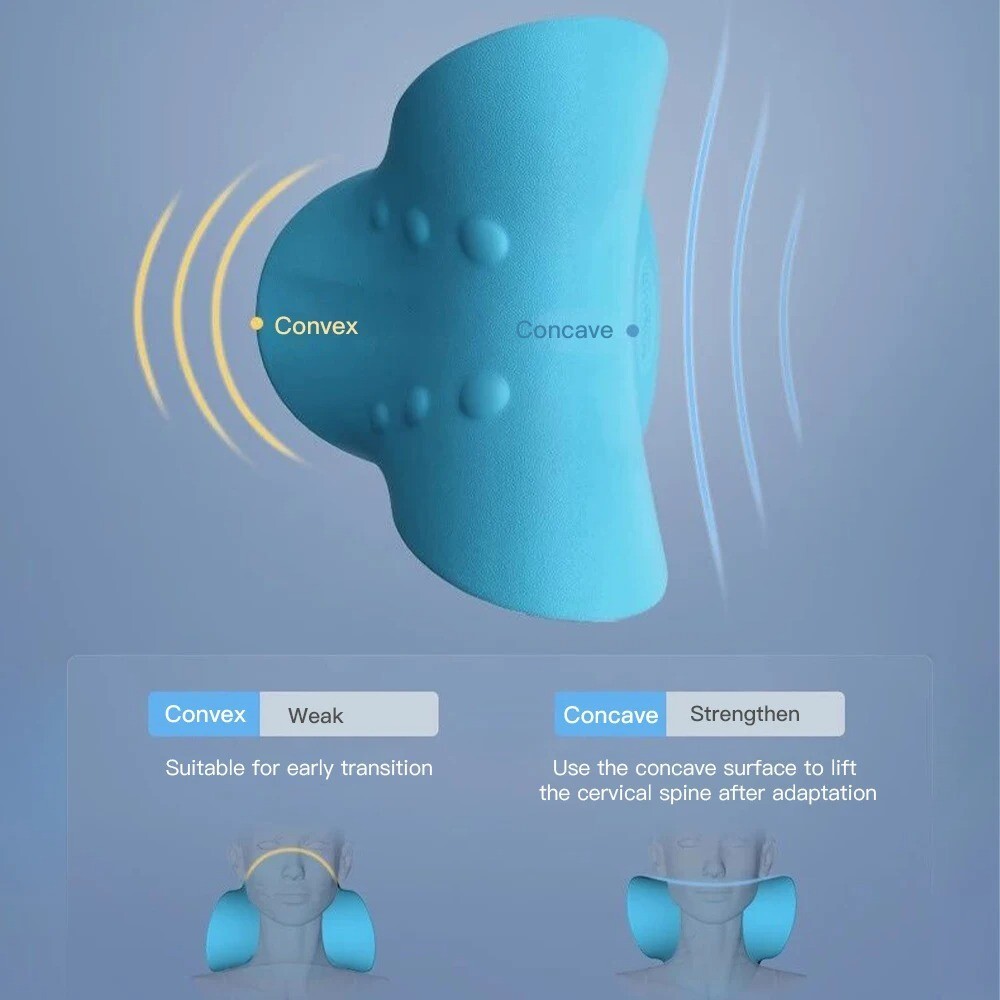 Massage Pillow Neck Shoulder Relaxer Cervical for Pain Relief Cervical Spine