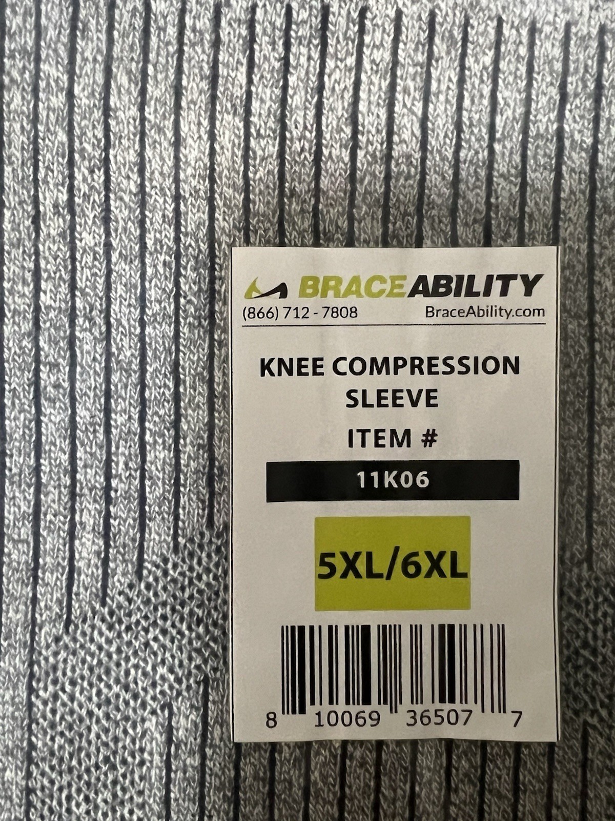 Plus Size Compression Knee Sleeve