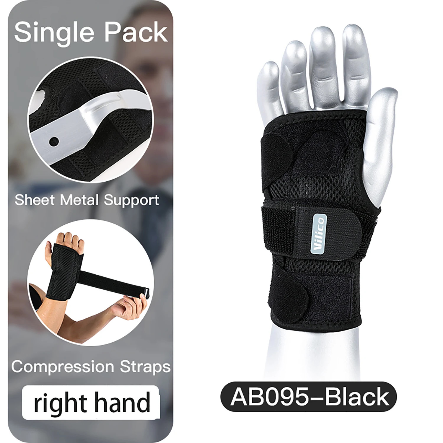 Breathable Wrist Support Professional Splint Wrist Brace Protector Band Arthriti