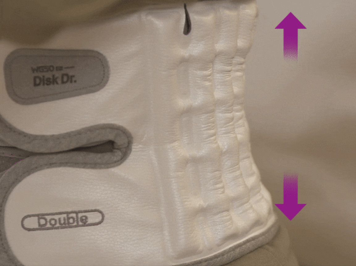 Disk Dr. Medical Lumbar Support WG50G2 5Size Options Double-Belt Traction Device
