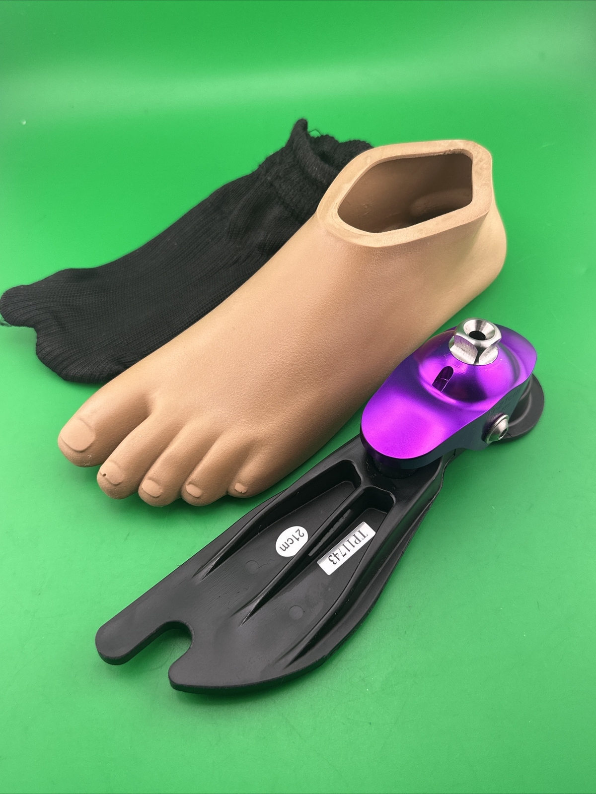 College Park Collegepark Truper Pediatric Kid Prosthetic Foot Size 21 Left Foot