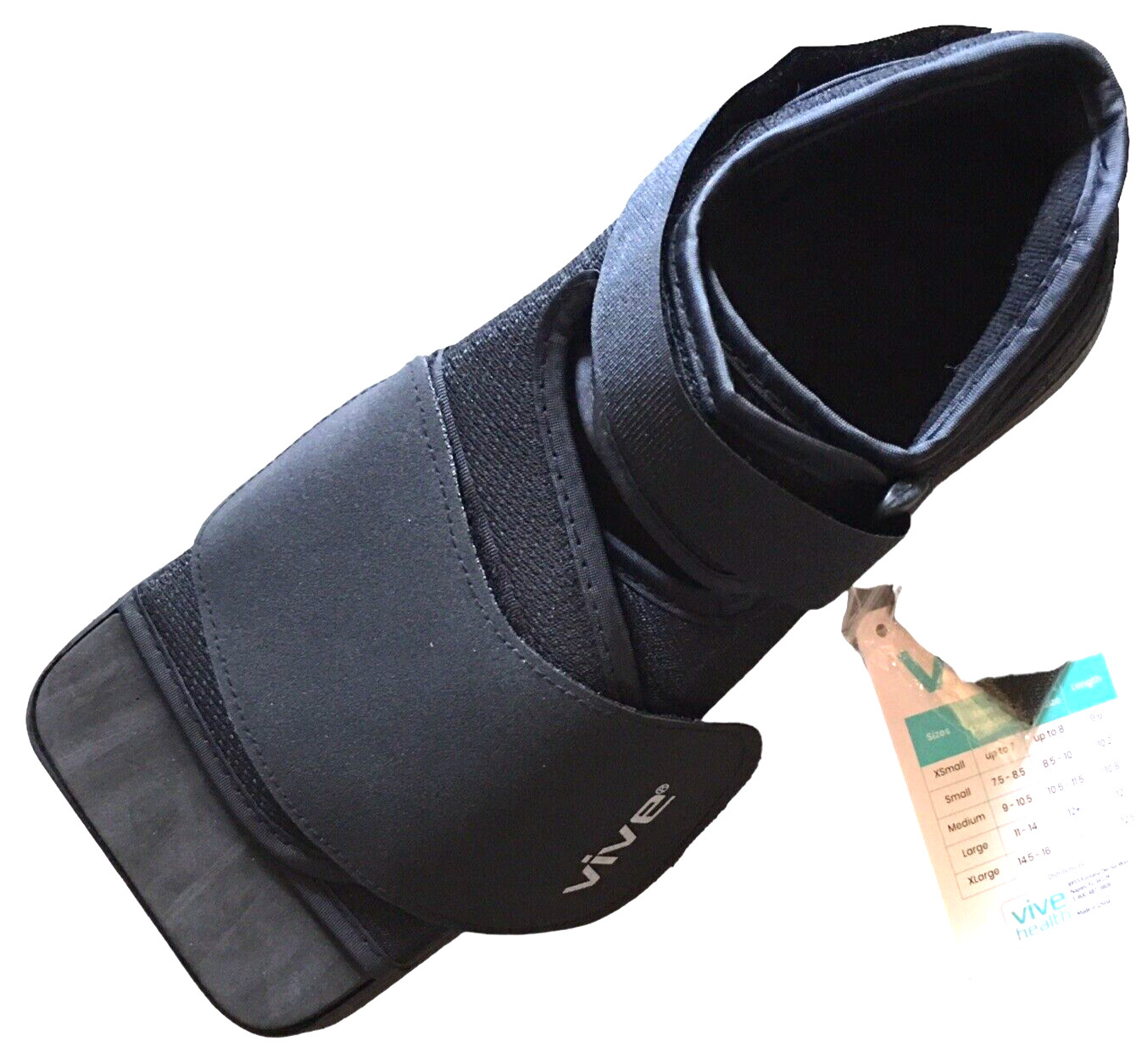 Vive New Post Op Shoe Black Size M Men’s 9-10.5 Women’s 10.5-11.5 Adjustable