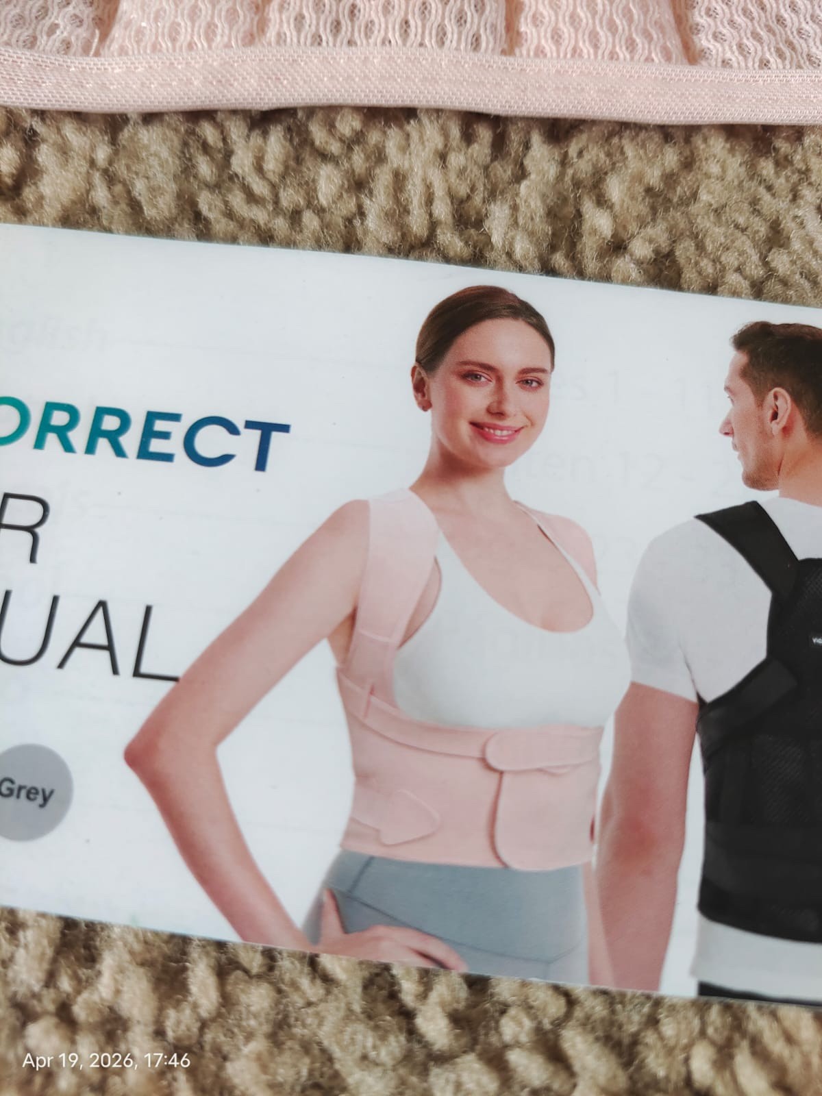 Vicorrect Posture Corrector for Women and Men: Back Support Brace Upper Back…