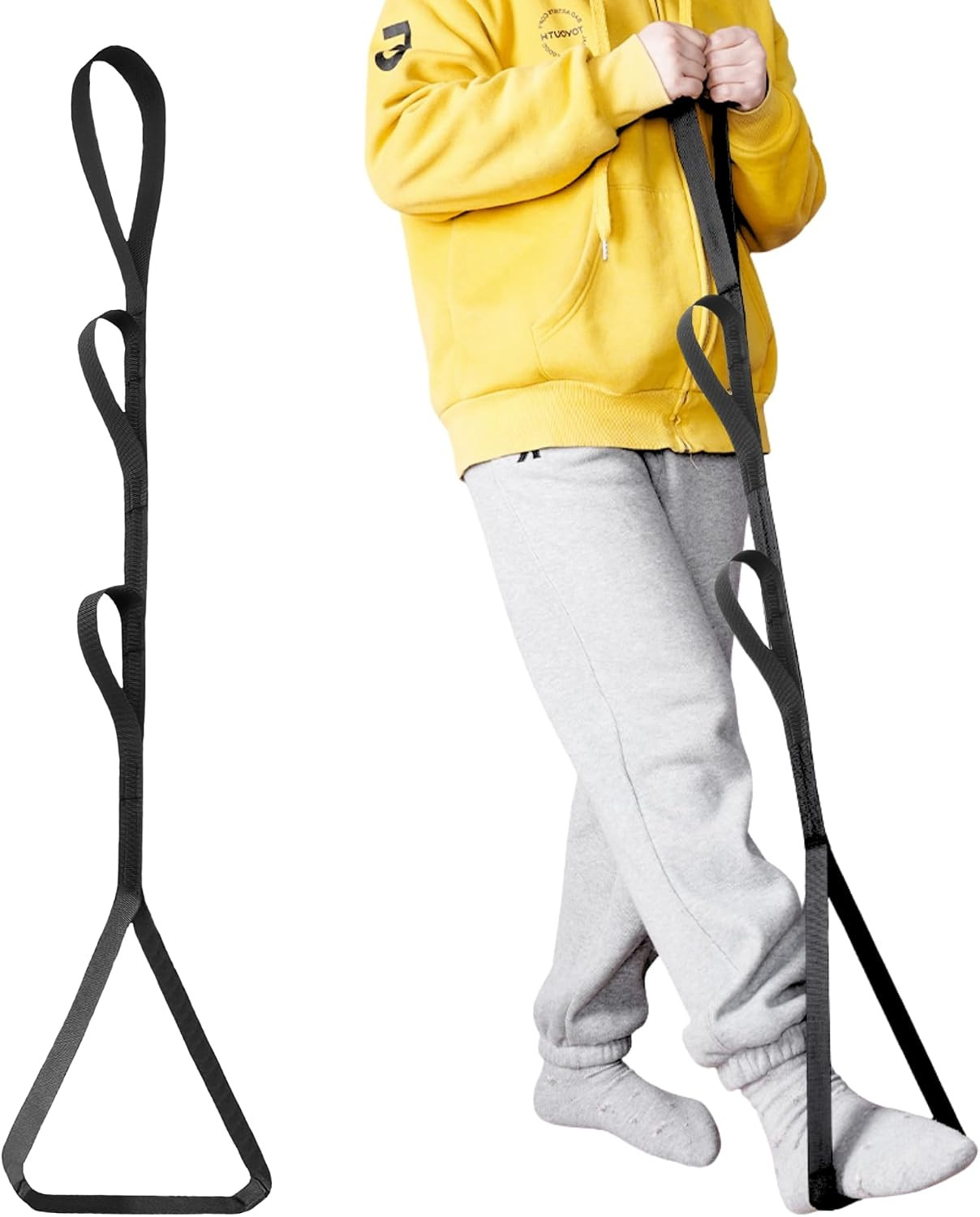 42 Inch Long Leg Lifter,Leg Strap with Large Foot Loop,Leg Lifter after Hip
