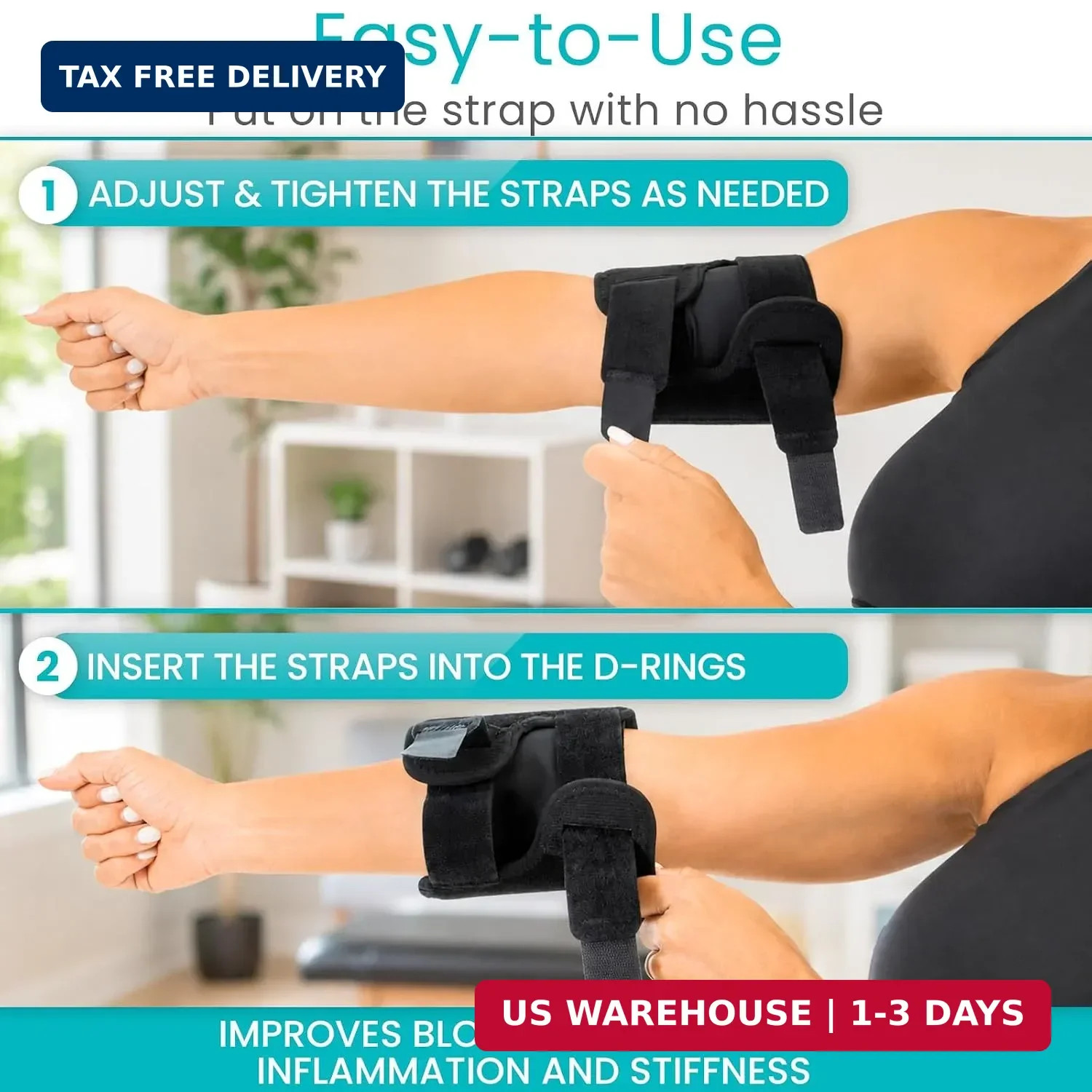 Bicep Brace Compression Sleeve Tendonitis Arm Support Upper Tricep Brace