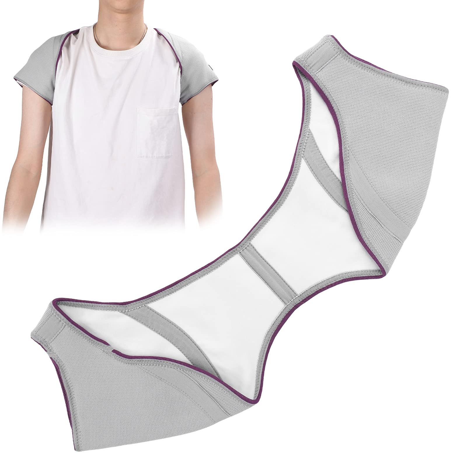 Double Shoulder Support Brace for Both Shoulders – Graphene Fibre Heat-Conduc…