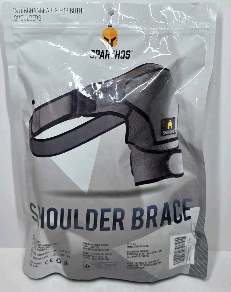 Sparthos Shoulder Brace Support & Compression Sleeve SSBSH005 New Sealed